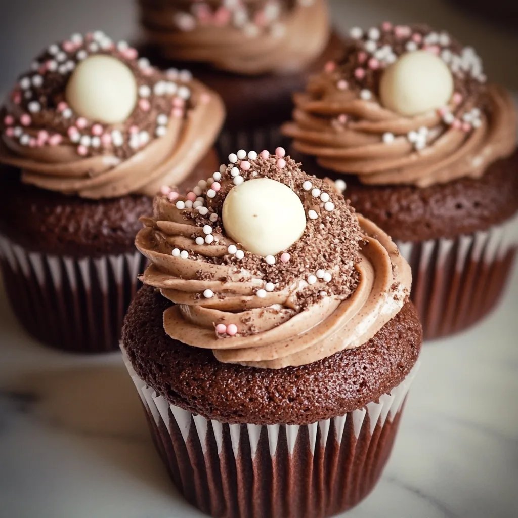 Hot Chocolate Cupcakes
