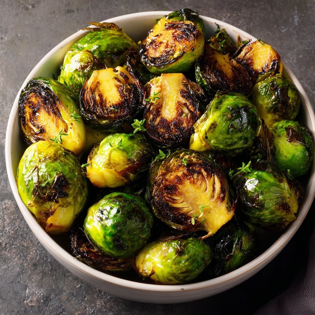 Balsamic Roasted Brussels Sprouts