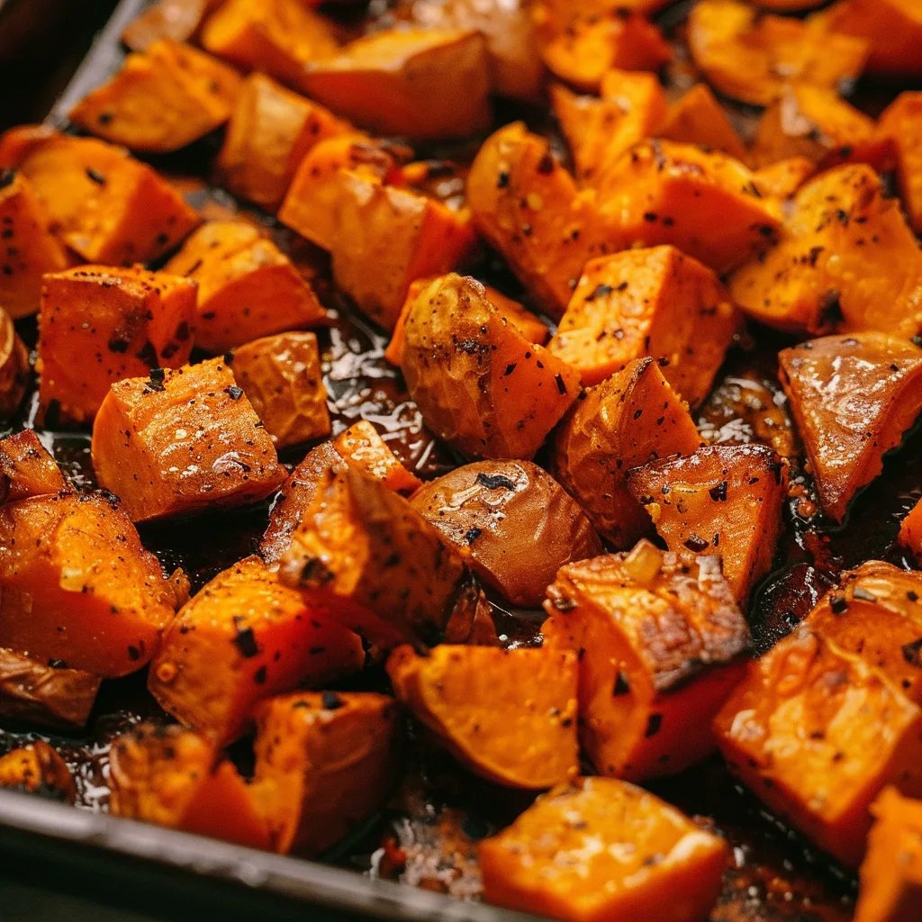 Savory Roasted Sweet Potatoes