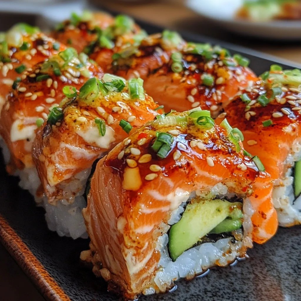 Spicy Salmon Sushi Bake