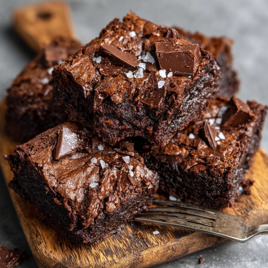 Fudgy Sourdough Discard Brownies Rich Chocolate