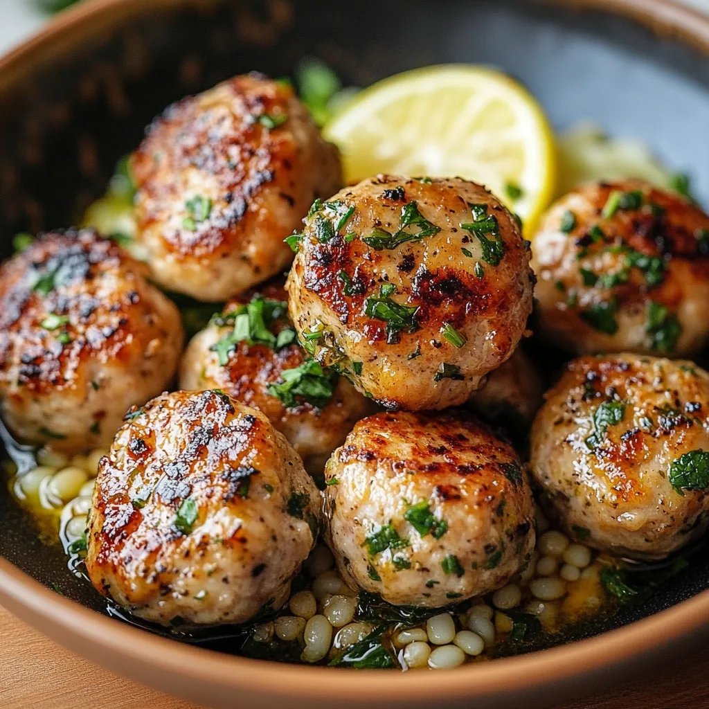 Herby Greek Chicken Meatballs: An Amazing Ultimate Recipe