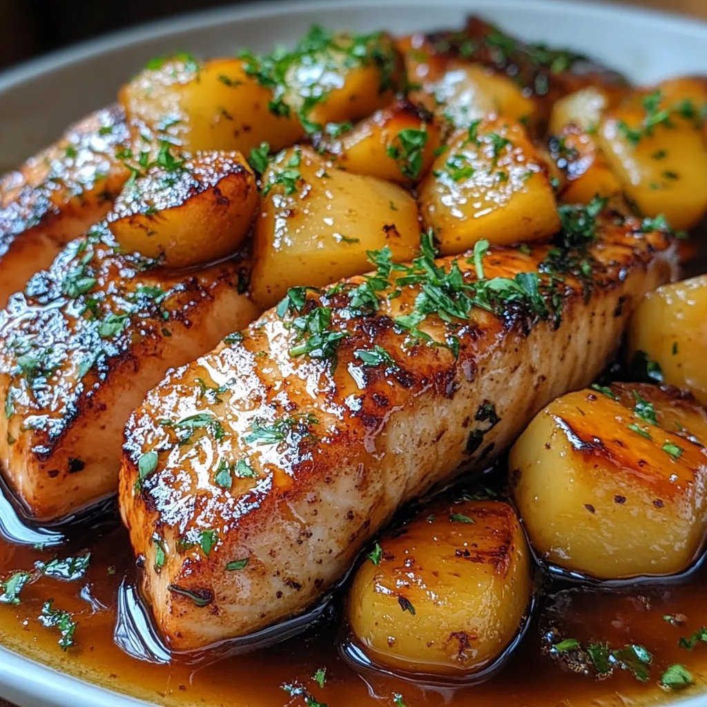Bourbon Peach Roasted Salmon: An Amazing Ultimate Recipe