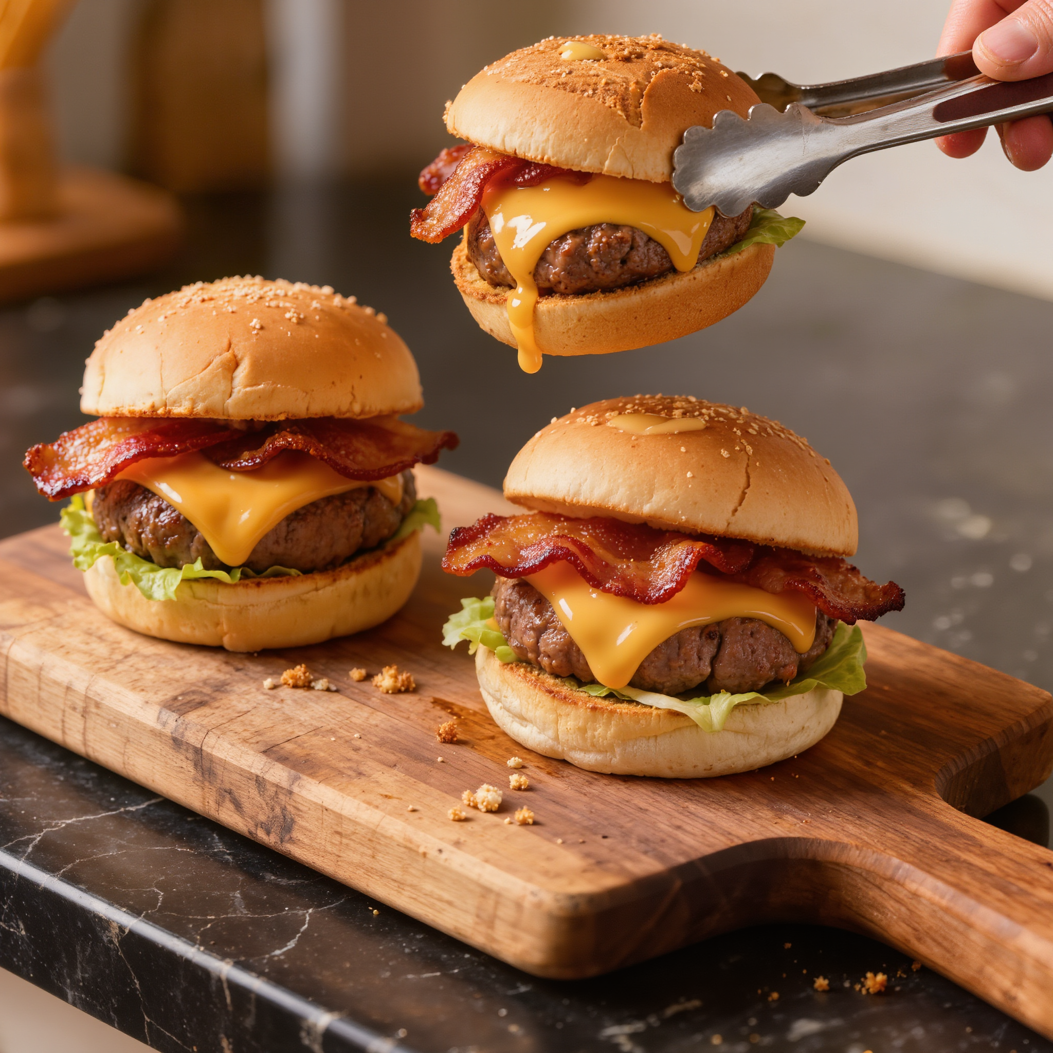 Mini Bacon Cheeseburger Sliders
