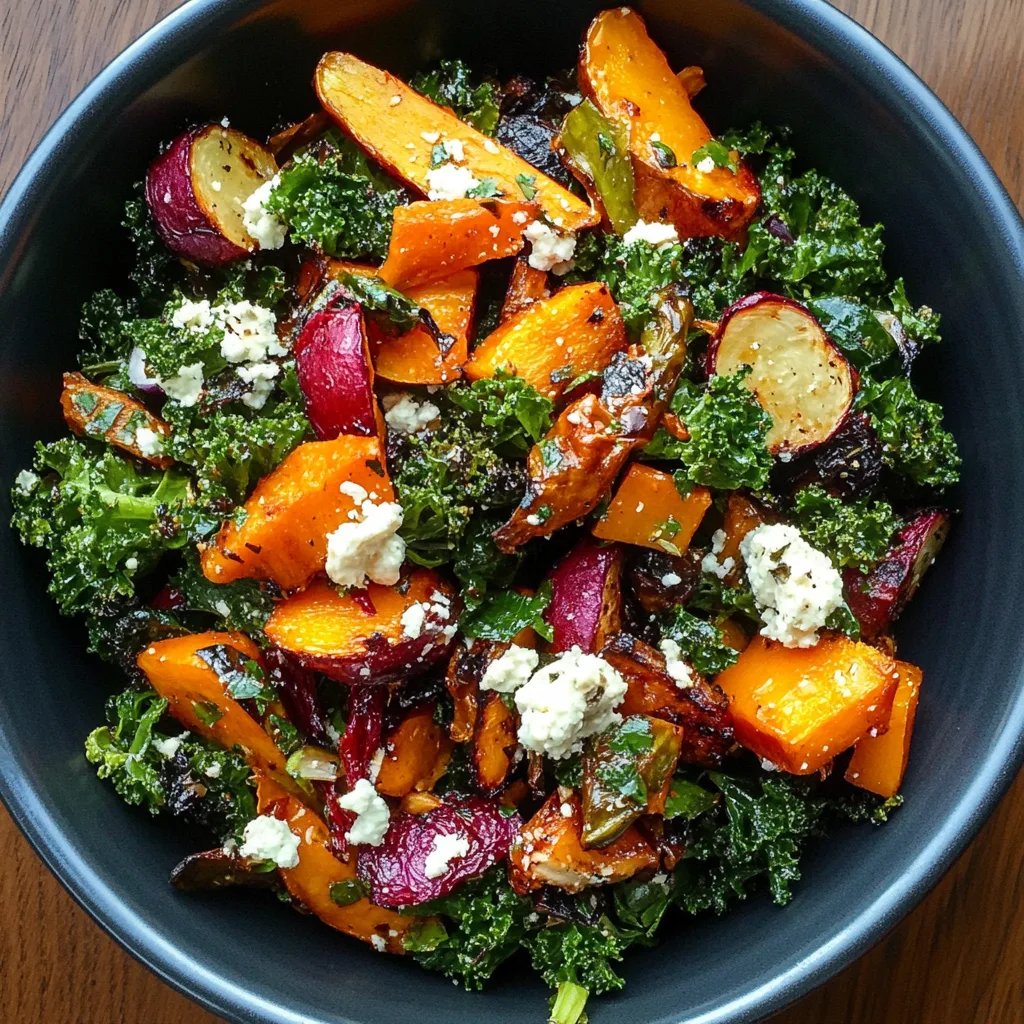 Kale & Roasted Vegetable Salad