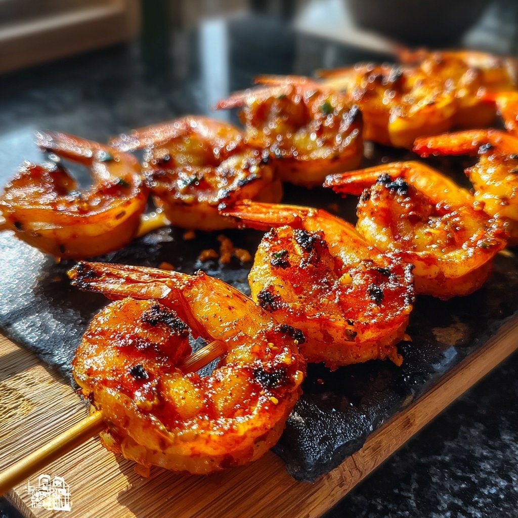 Spicy Grilled Shrimp Skewers