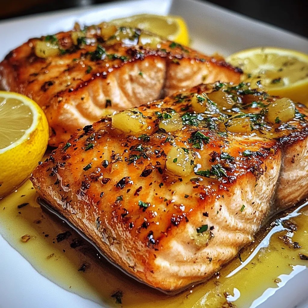 Garlic Butter Lemon Salmon