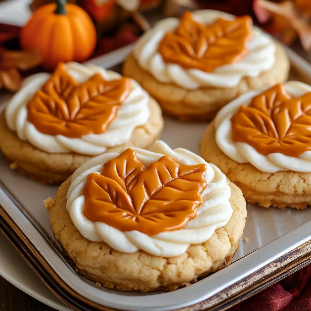 Thanksgiving Cookies With Pumpkin Pie
