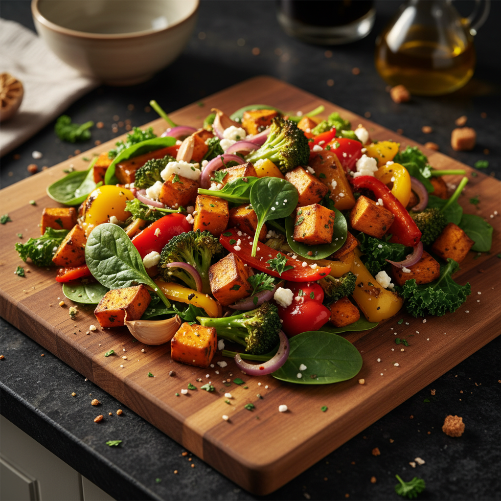 Hearty Roasted Vegetable Salad