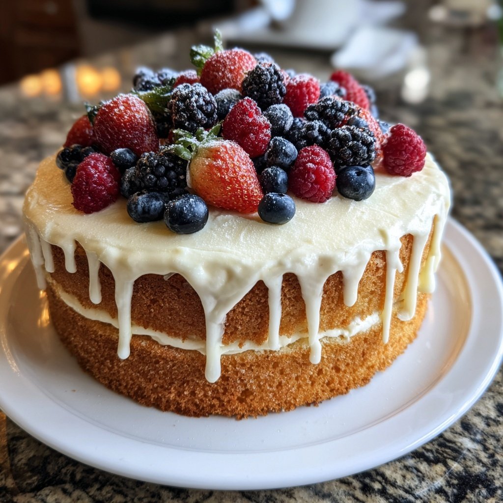 The VERY BEST Homemade Vanilla Cake