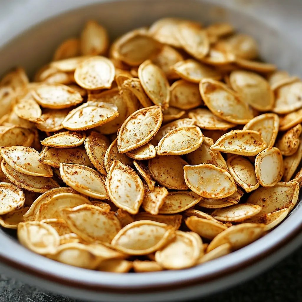 Garlic Air Fryer Pumpkin Seeds