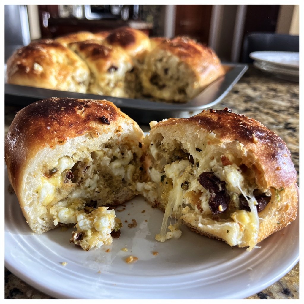 Feta and Olive Slider Delight