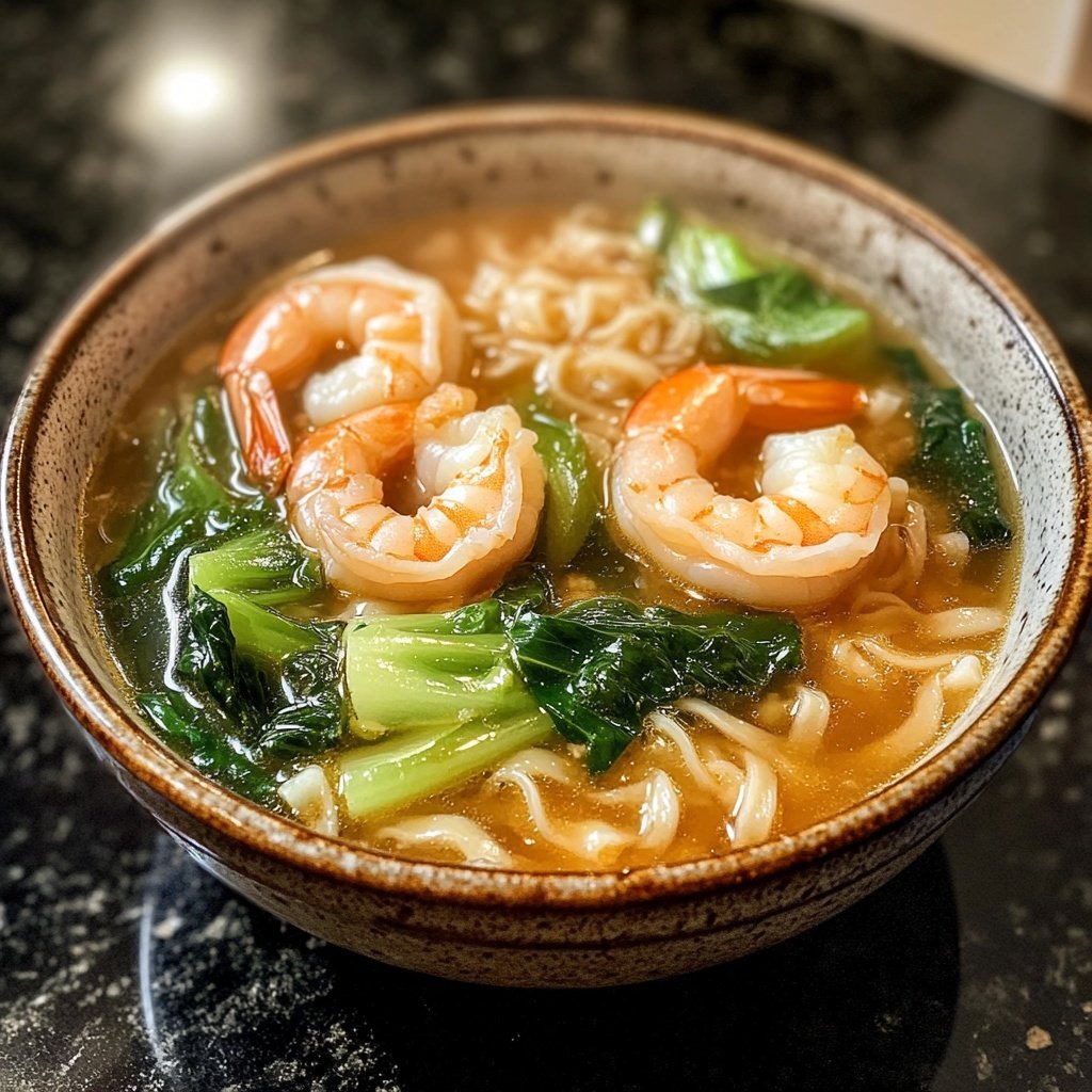 Chinese Shrimp Noodle Soup