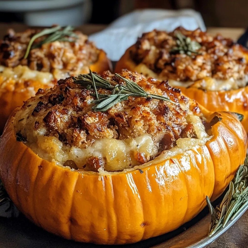 Stuffed Mini Pumpkins