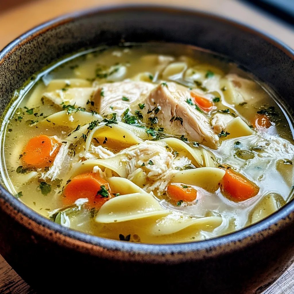 Literally the Best Chicken Noodle Soup
