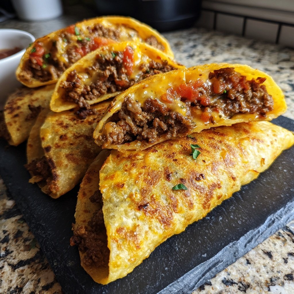 Stuffed Taco Pasta Tortillas