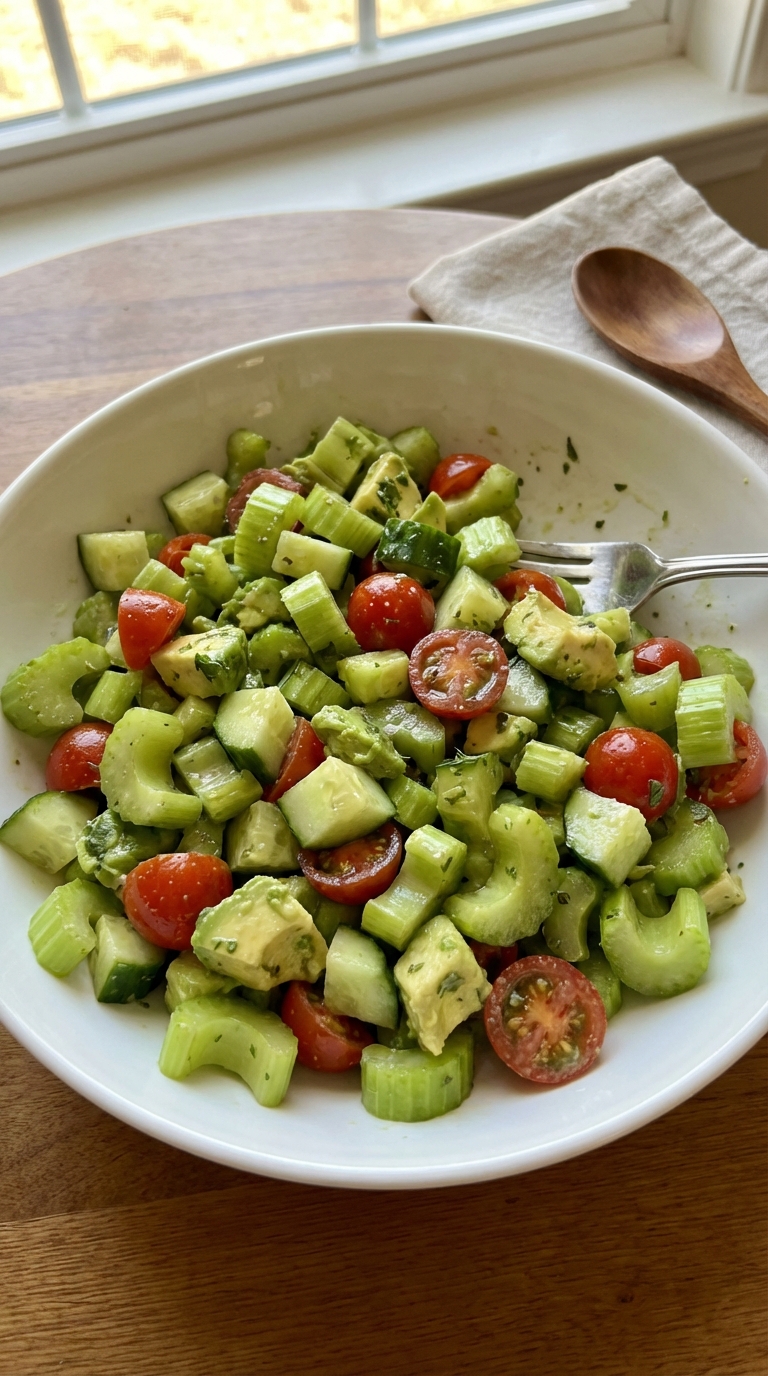 Celery and Avocado Salad