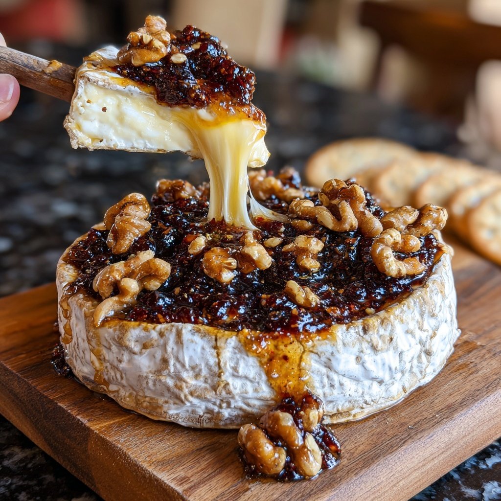 Baked Brie with Fig Jam