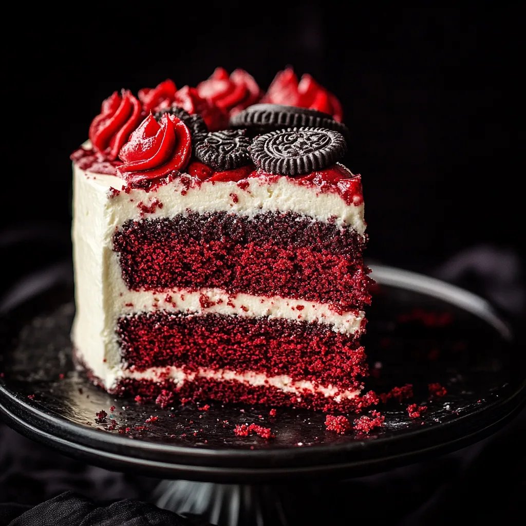 Oreo Red Velvet Cake
