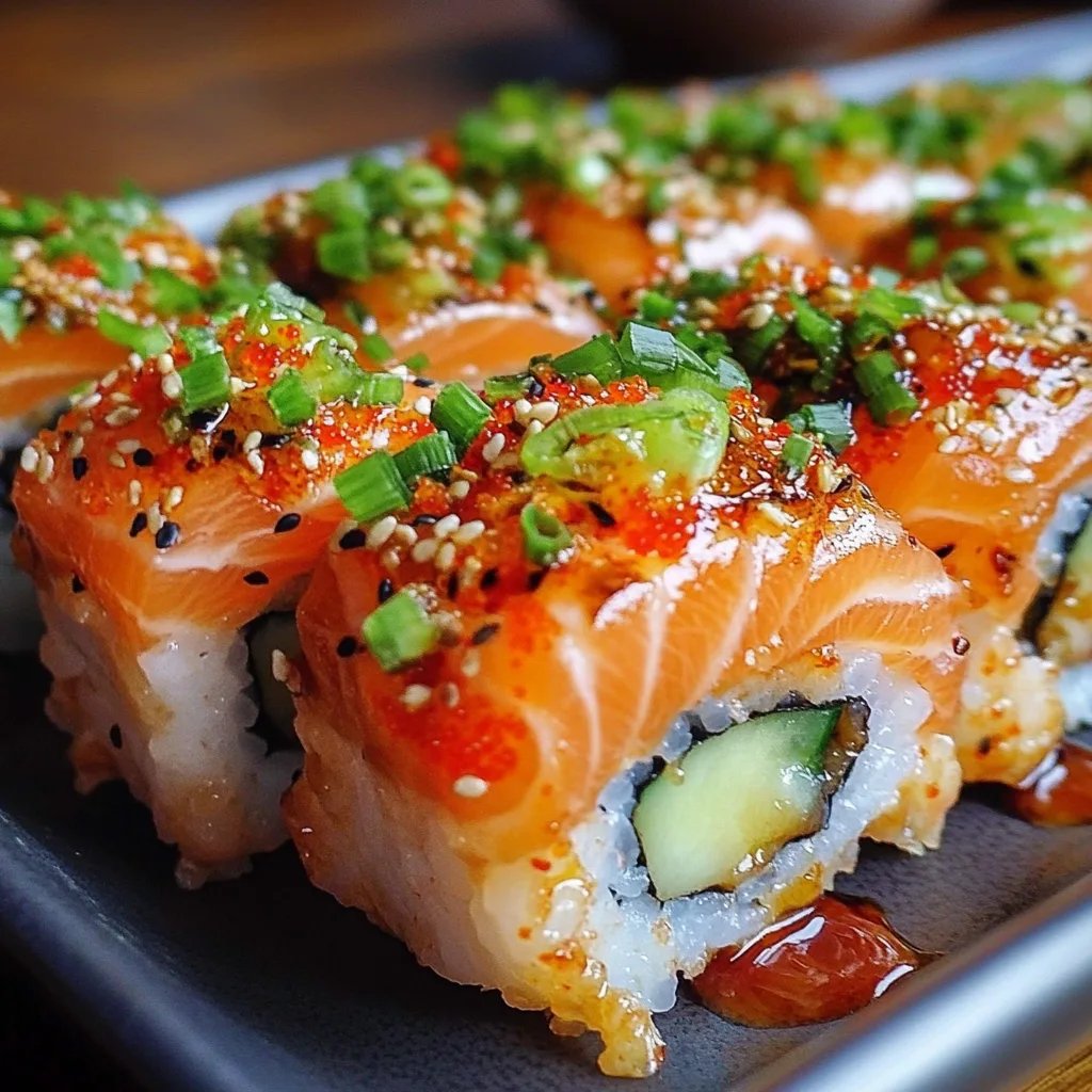 Spicy Salmon Sushi Bake Recipe