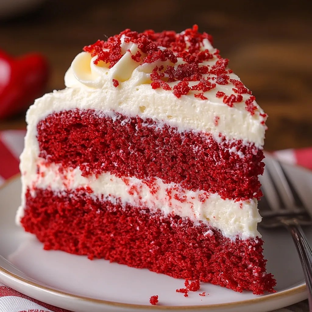 Moist & Soft Red Velvet Cake