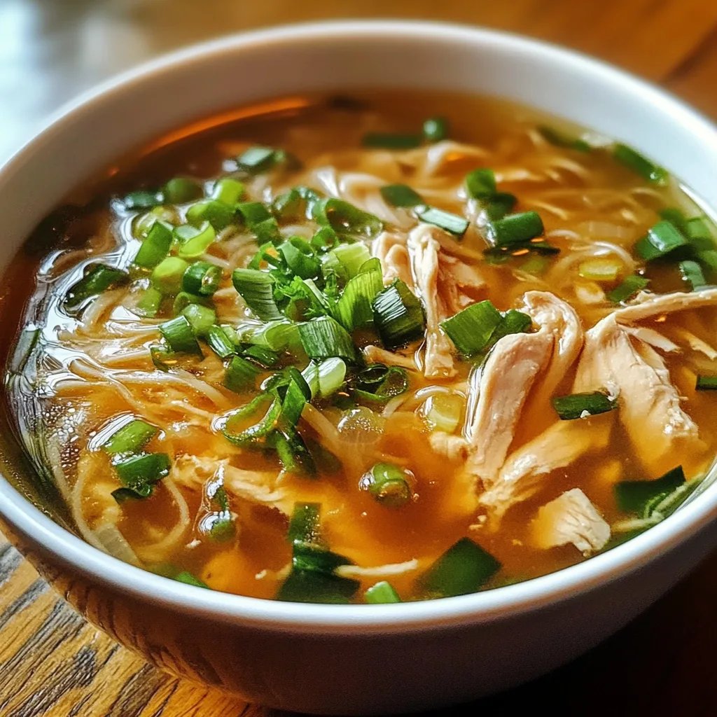 Ginger Garlic Chicken Noodle Soup