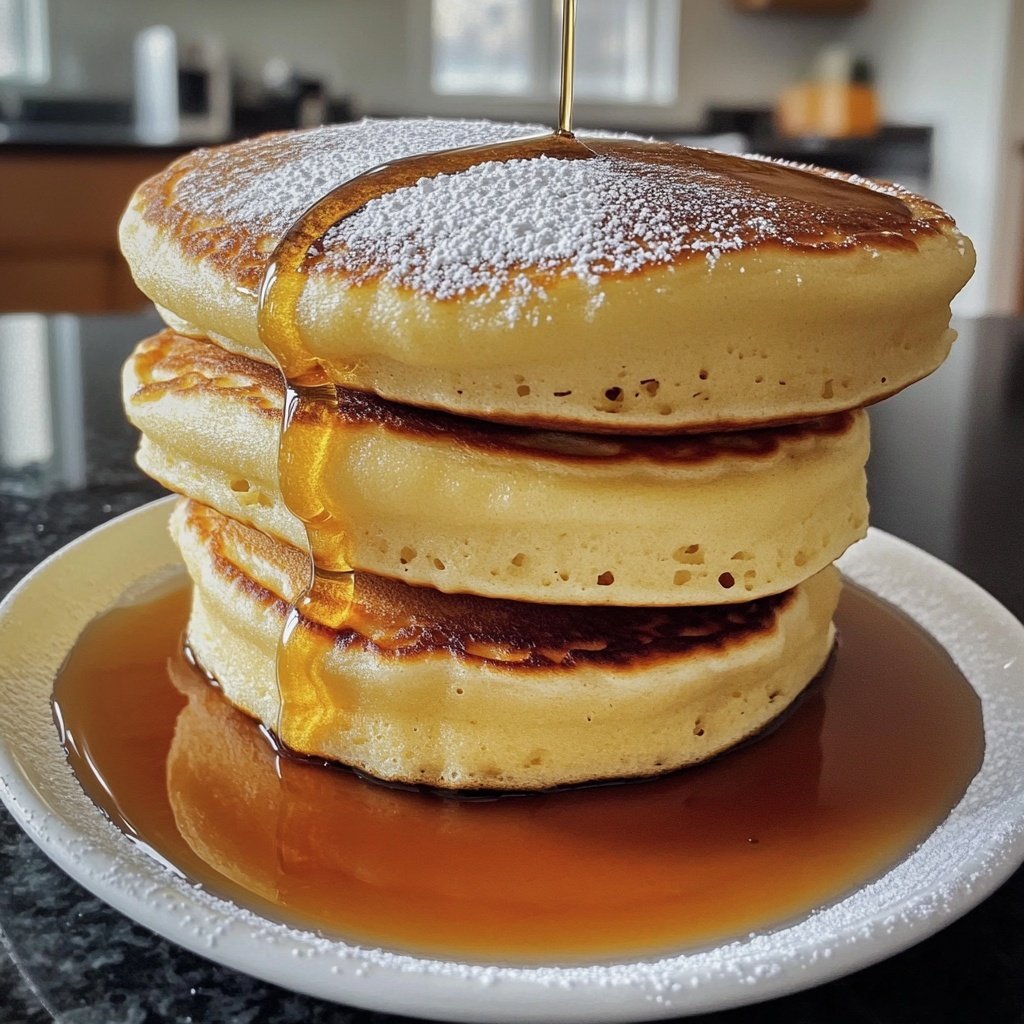 Heavenly Fluffy Japanese Pancakes Recipe