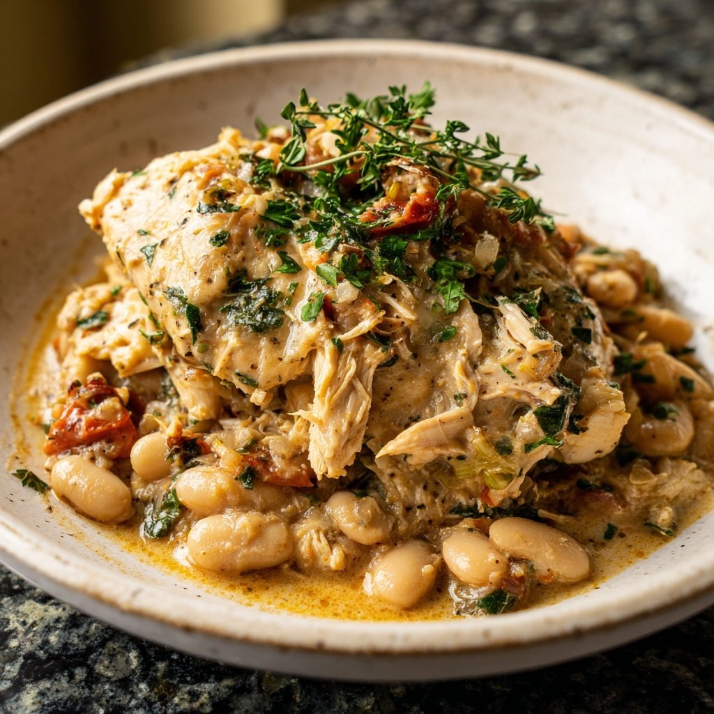 Tuscan White Bean Chicken