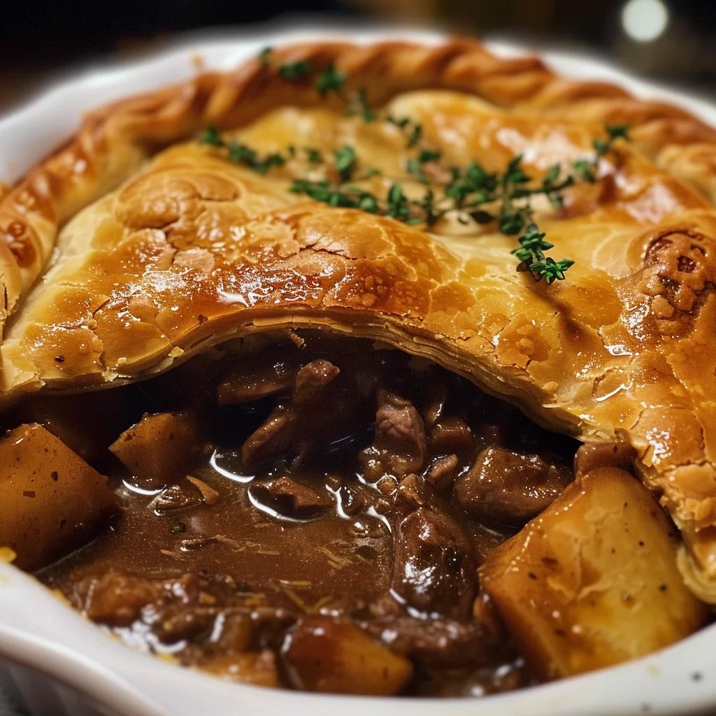 Guinness Braised Beef Pot Pie