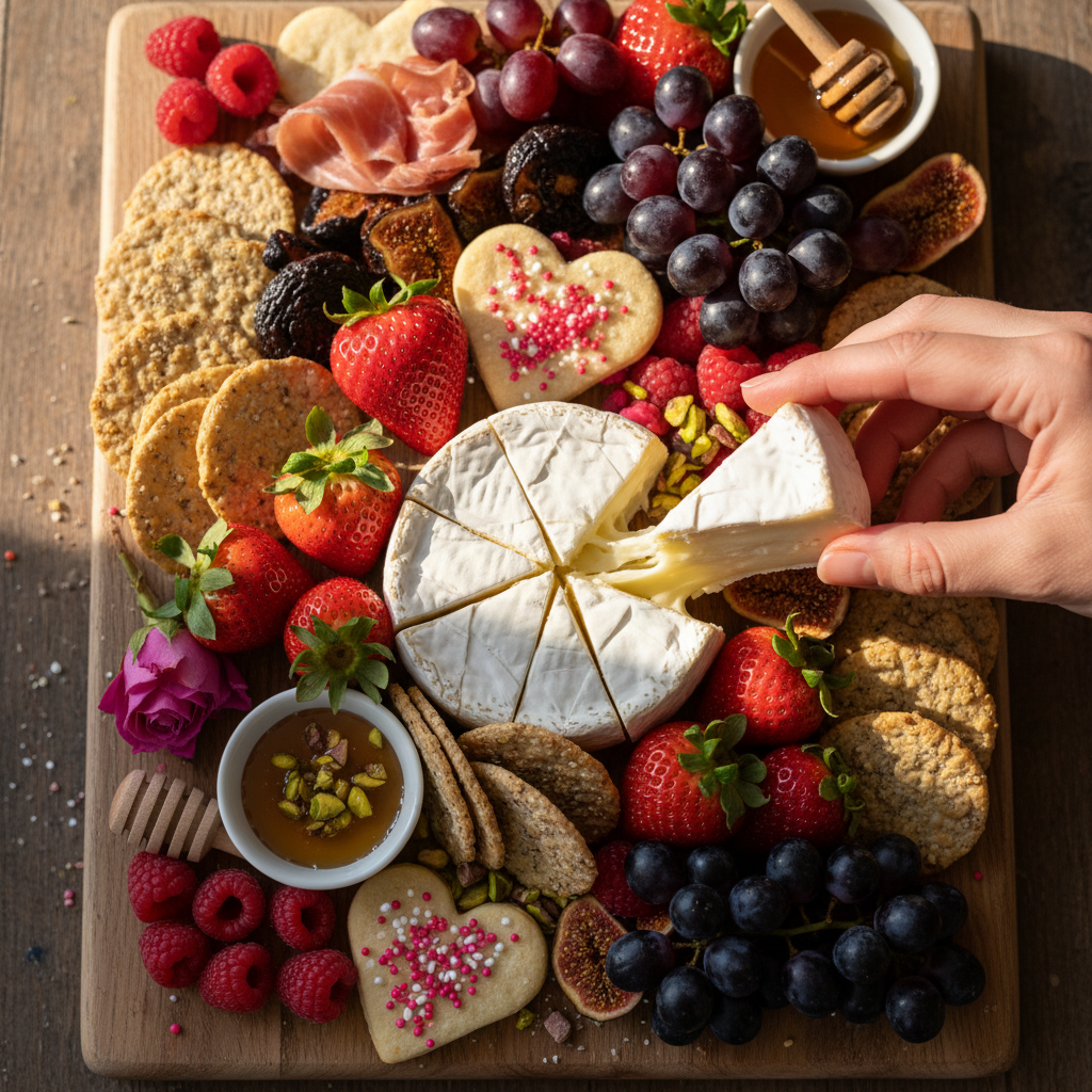 Sweet Romance Charcuterie Display