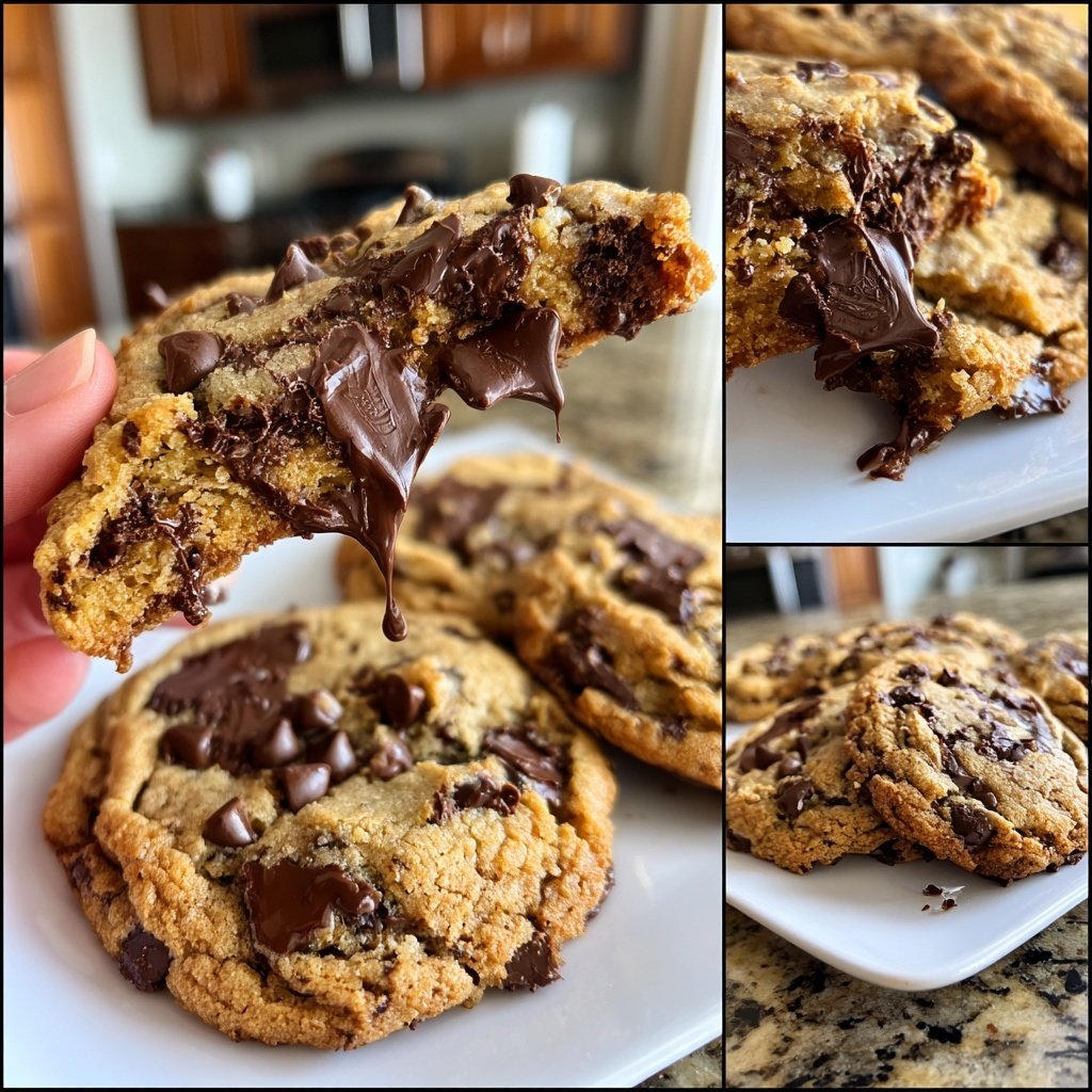 Chewy Chocolate Chip Marble Cookies