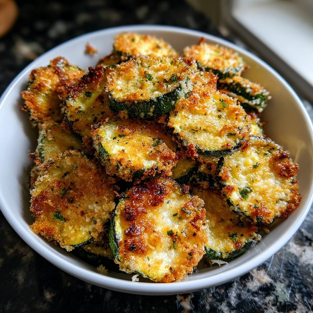 Crispy Air Fried Zucchini Keto