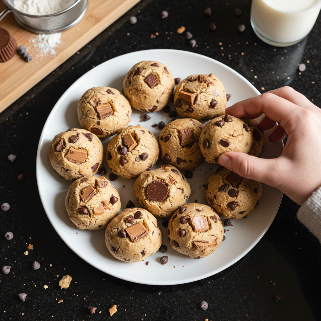 No-Bake Reese's Cookie Dough Bites