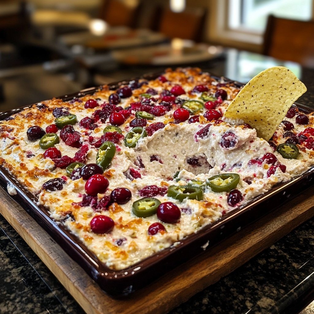 Quick Cranberry Jalapeno Dip