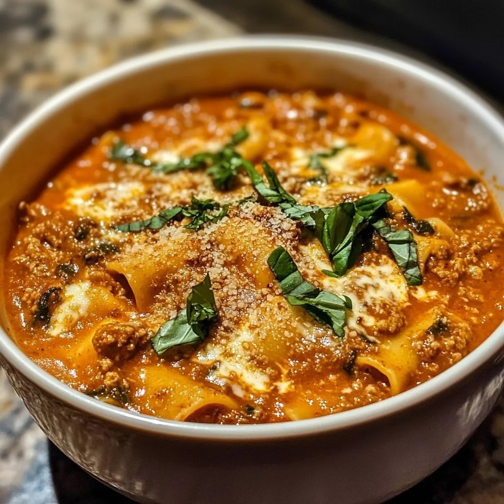 Easy Viral Lasagna Soup (One Pot!)