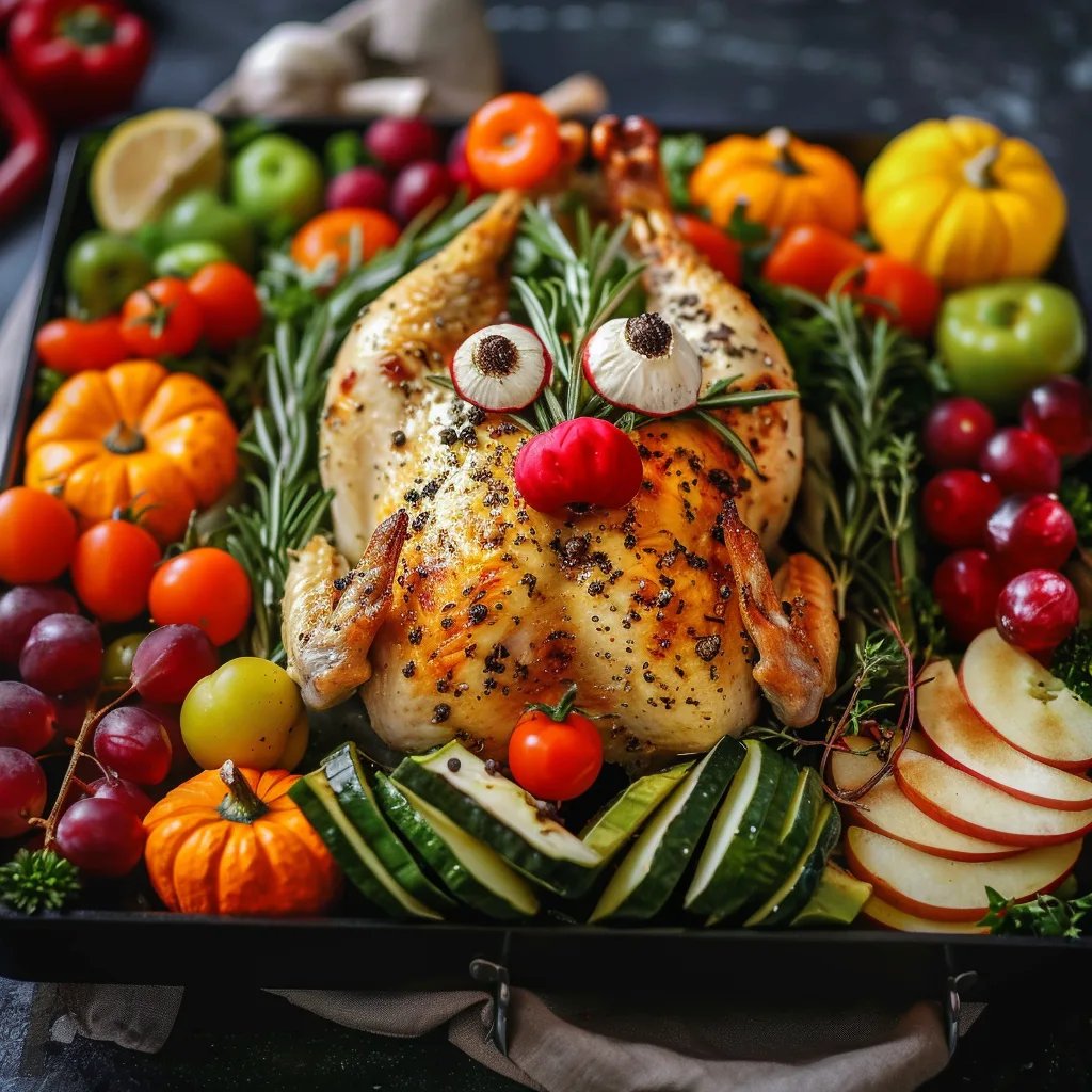 Adorable Turkey Veggie Tray