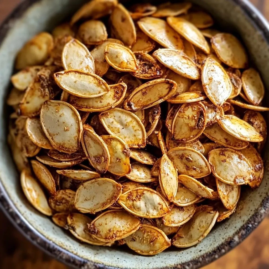 Sweet & Spicy Roasted Pumpkin Seeds