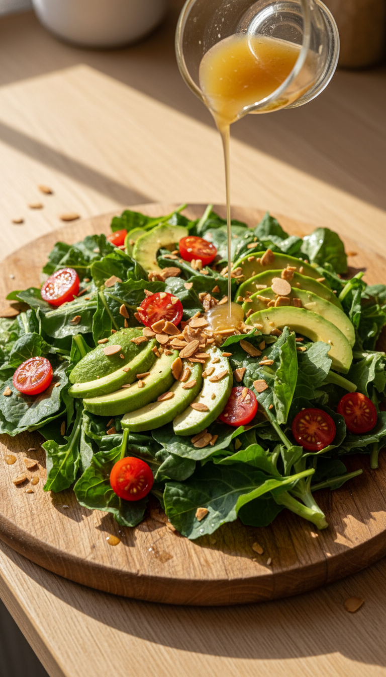 Gourmet Broccoli Leaf Salad