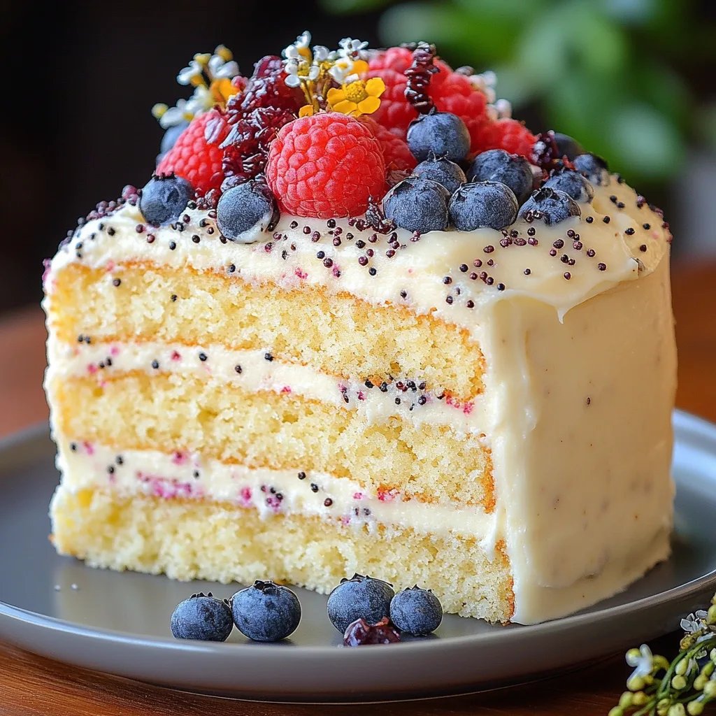 Lemon Poppy Seed Cake: An Incredible Ultimate Recipe to Delight Your Taste Buds