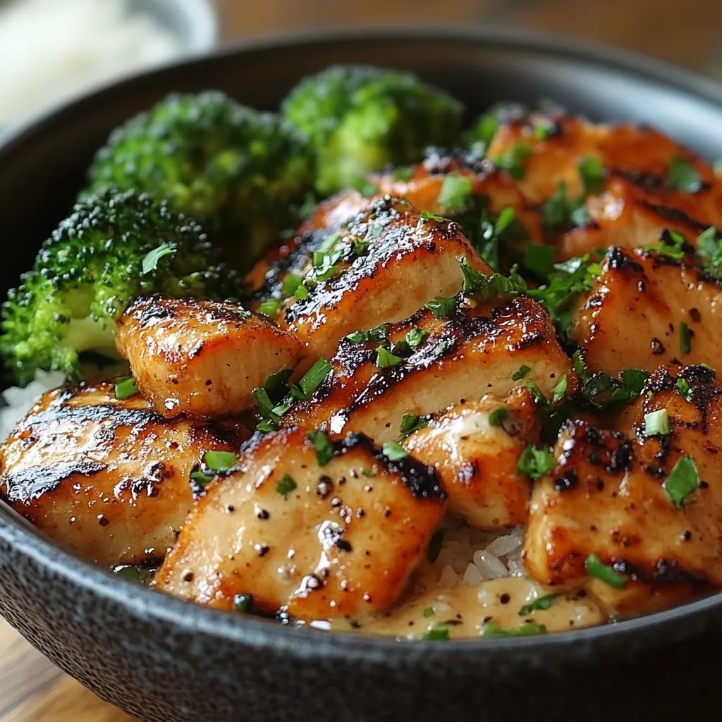 Grilled Chicken & Broccoli Bowls w/ Garlic Sauce: An Incredible Ultimate Recipe