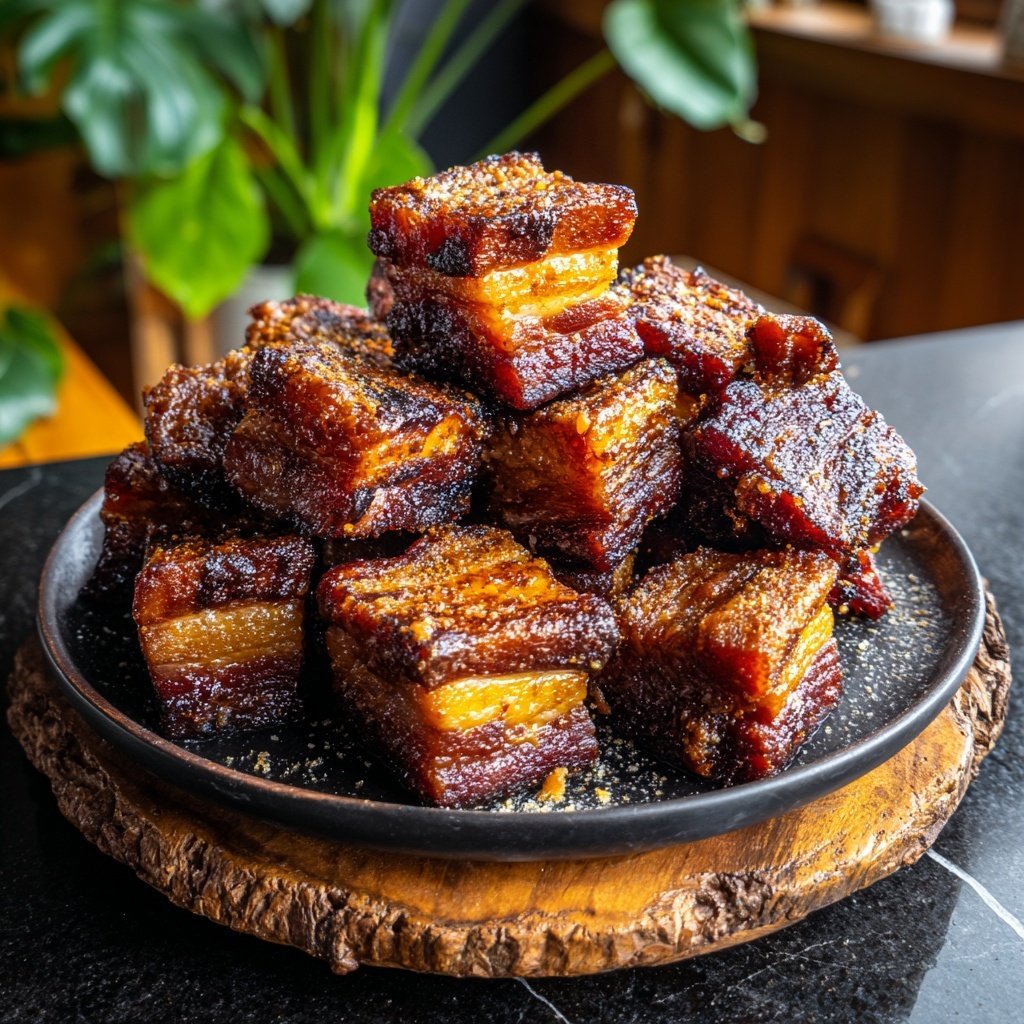 Air Fryer Pork Belly Crispy