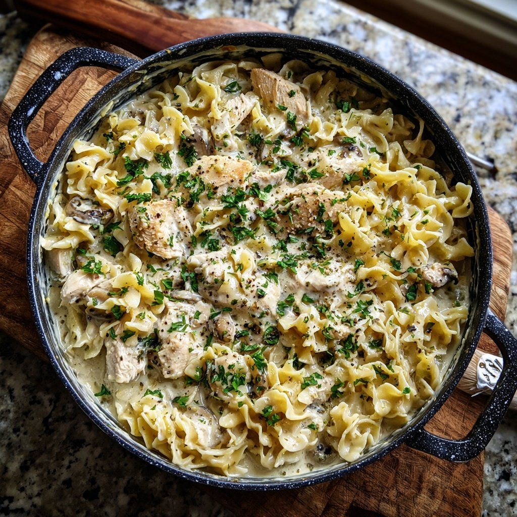 Easy Chicken and Noodles in One Pot