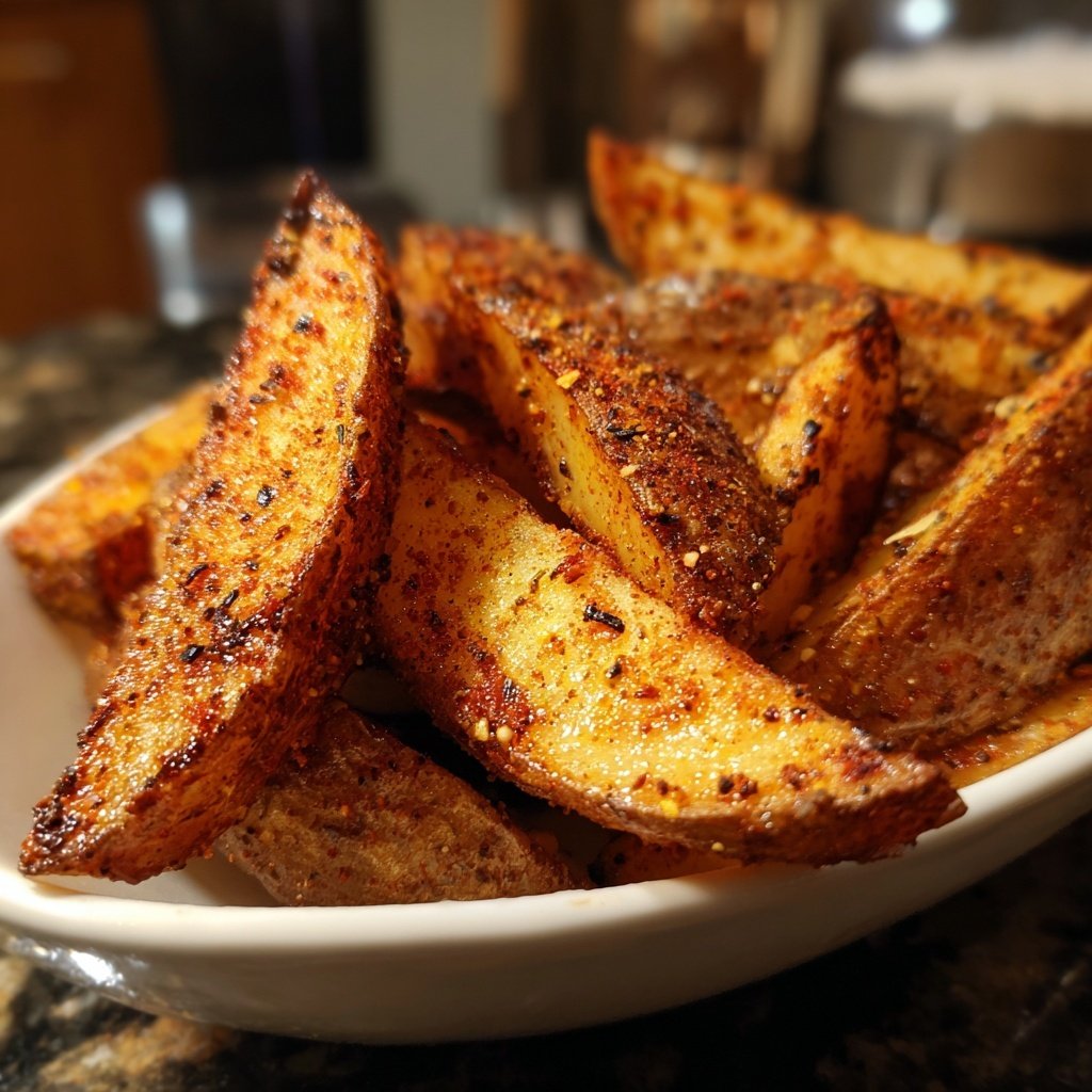 Baked Potato Wedges Smoked Paprika