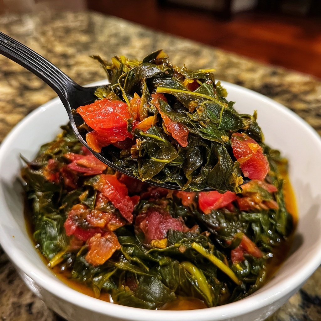 Authentic Jamaican Callaloo Dish