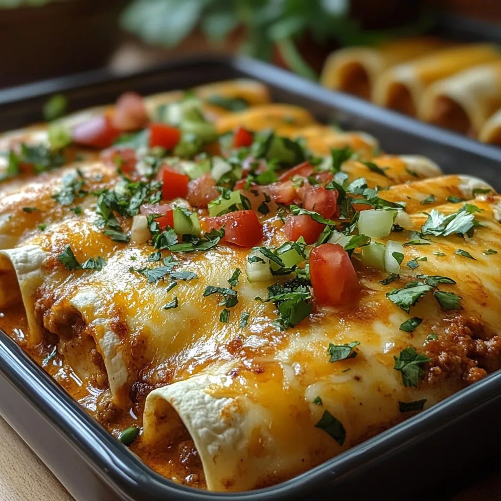 Easy Cheesy Ground Beef Enchiladas: An Amazing Ultimate Recipe