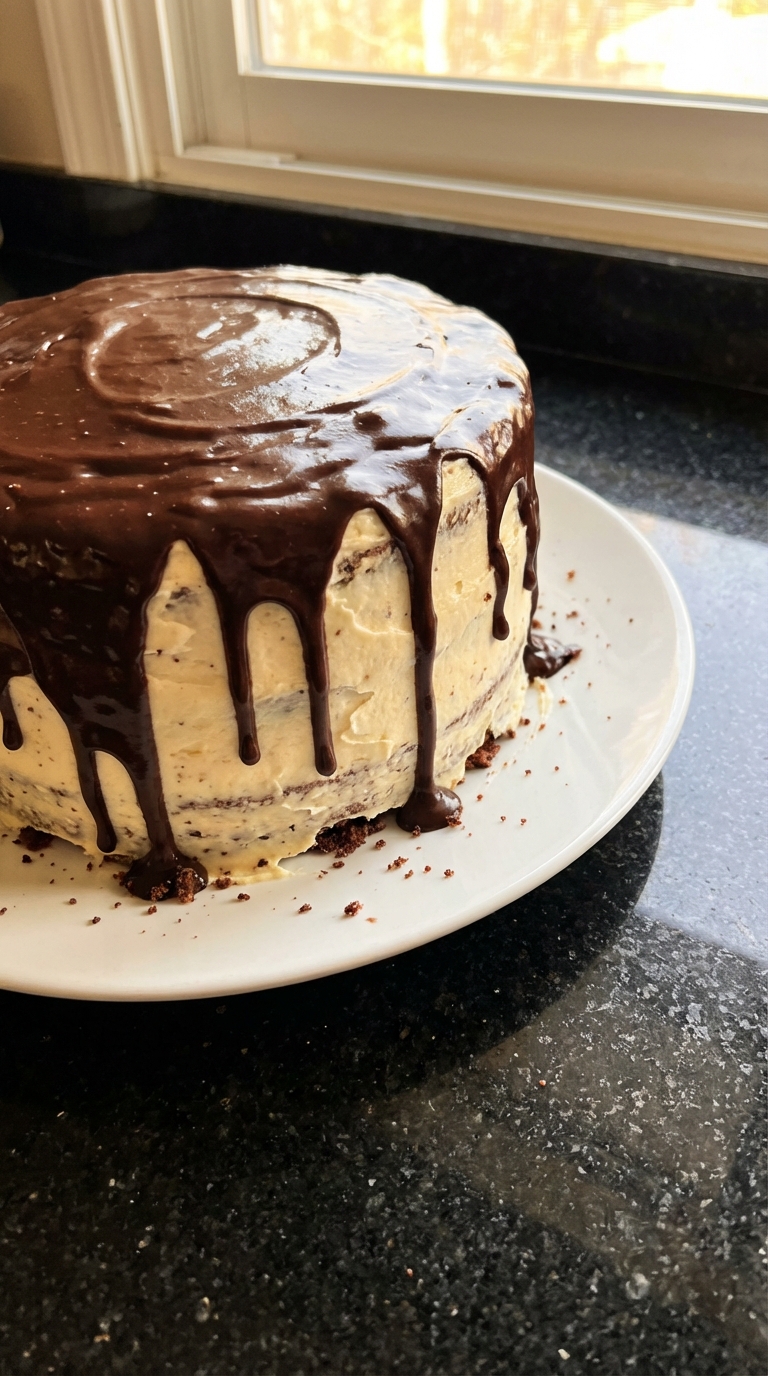 Incredible Chocolate Vanilla Cake