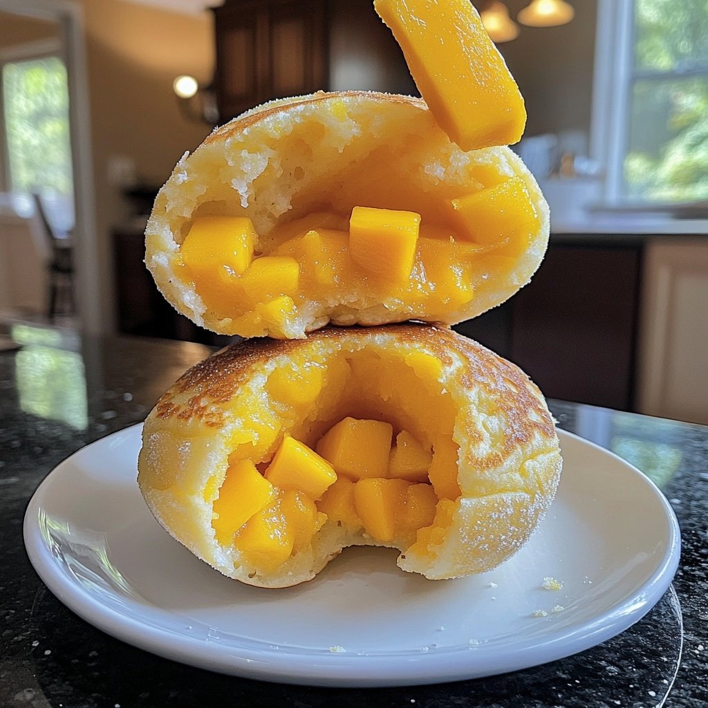 Hong Kong-Style Mango Pancakes