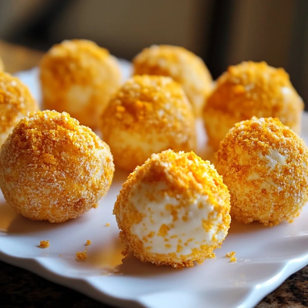Easy No Bake Pumpkin Cheesecake Balls Recipe