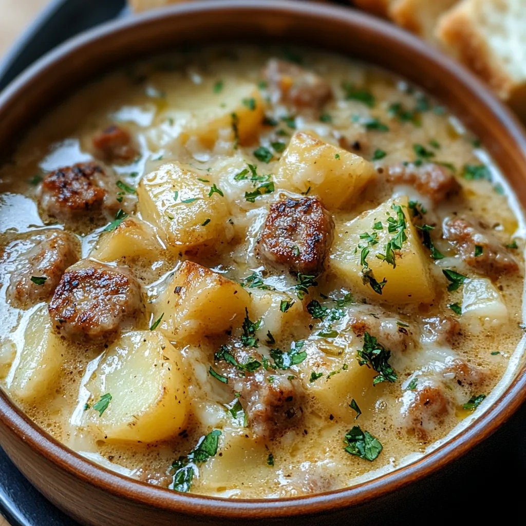 Cozy Italian Sausage and Potato Soup: An Incredible 7-Ingredient Recipe