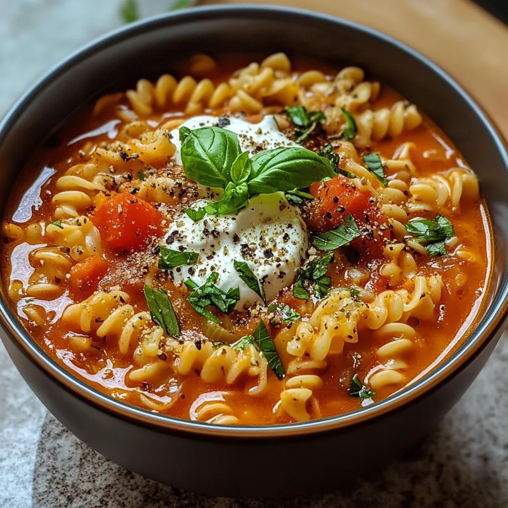 Cozy Vegetarian Lasagna Soup